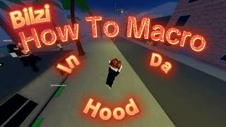 How to macro in Da Hood fast easy  with animation pack [upl. by Nnyllaf]