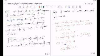 Chowlas conjecture implies Sarnaks conjecture 01 topological entropy of a bounded sequence [upl. by Olenolin294]