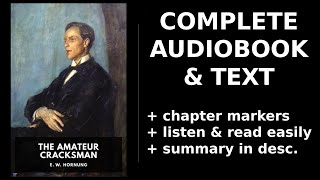 The Amateur Cracksman 💖 By E W Hornung FULL Audiobook [upl. by Birdie493]