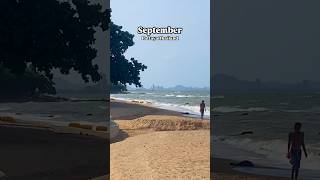 The sea is stormy almost every day in September travel beach trending music 4k thailand fyp [upl. by Umberto]