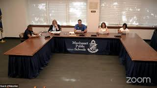 Manhasset Schools Board of Education Meeting 8524 [upl. by Kurt96]