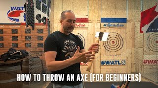 Axe Throwing Tips For Beginners [upl. by Barbabra834]