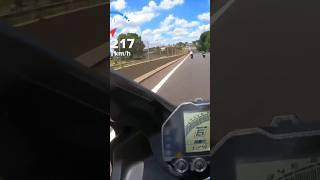 R3 top speed 😱 217 de gps [upl. by Latsryk]