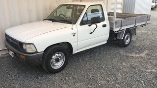 SOLDCheap Hilux Ute Alloy Tray single Cab 1994 review [upl. by Adnof519]