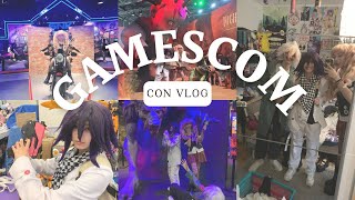 GAMESCOM SUNDAY🎮👾  Convention Vlog  Danganronpa Cosplay [upl. by Anelas]