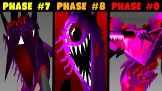 Phase 7 VS Phase 8 VS Phase 9 in Incredibox Sprunki versions  NEW MOD [upl. by Bird]