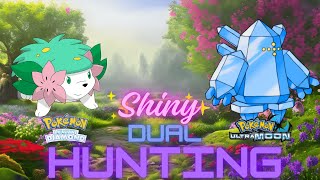 🔴Live Dual Shiny Hunting For Shaymin In BDSP💎amp Regice In Wormholes In Ultra Moon 🌙 shorts [upl. by Naoh]