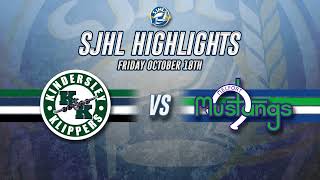 HIGHLIGHTS Kindersley Klippers  Melfort Mustangs Oct 18 2024 [upl. by Aicined]