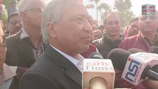 CPIM Leader Mohamad Yousuf Tarigami joined a protest in Jammu [upl. by Analim884]