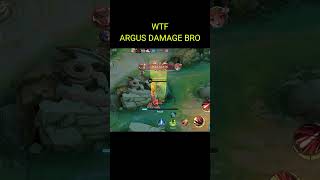 ARGUS DAMAGE BRO ARGUS Shorts MLBB mobilelegends [upl. by Ellac665]