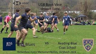 Rosslyn Park National Schools Sevens U18 Boys Vase [upl. by Lairbag]