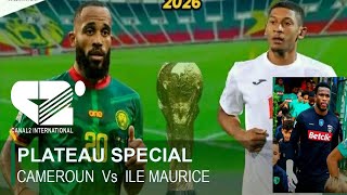 🚨LIVE PLATEAU SPECIAL  CAMEROUN Vs ILE MAURICE [upl. by Fahland]