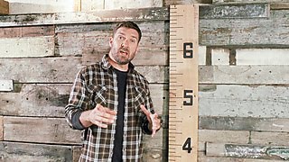 DIY Barnwood Height Marker  DIY Network [upl. by Anot]