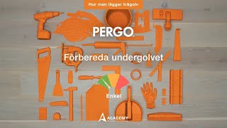 Förbereda undergolvet  Pergotutorial [upl. by Franckot215]