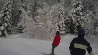 Mont Tremblant  6km Downhill Ski Trail [upl. by Haelhsa250]