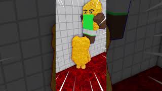 CHICKEN NUGGET amp gedagedigedagedo PLAY A DUO ROBLOX OBBY TOGETHER 🍗🎃 shorts [upl. by Nayhr381]