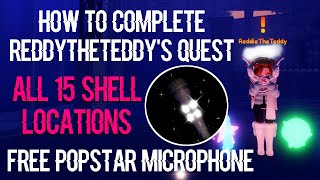 How To Complete Shell Quest ALL 15 LOCATIONS For FREE Popstar Microphone Royale High New Years 2022 [upl. by Elimac223]