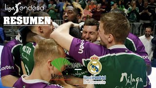 Unicaja  Real Madrid 103102 RESUMEN  Jornada 19 Liga Endesa [upl. by Aihsein]