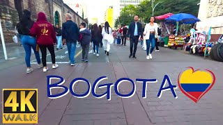 quotExploring the Vibrant Streets of El Centro Bogotá  4K City Walkquot [upl. by Llerad]