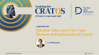 Question Time con il Vice Capo Missione dell’ambasciata di Francia [upl. by Eus]