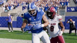 South Carolina vs Kentucky  NCAA Football 9724 Full Game Highlights College Football 25 Sim [upl. by Haret]