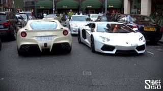 Fantastic Friday Huayra Aventadors F12 SLR Furrari and many more Arab supercars [upl. by Dnomasor]