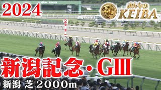 【新潟記念・GⅢ】新潟記念 新潟 芝 2000m 2024 レース 【みんなのKEIBA】 [upl. by Yllil]