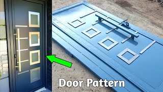 Door Pattern Gate Making Process  How to make iron gate design for home entrains [upl. by Kado]