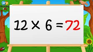 Learn Multiplication Table of Twelve 12 x 1  12  12 Times [upl. by Godred101]