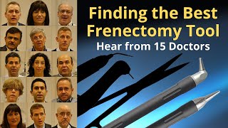 Finding the Best Frenectomy Technique  Comparing Scissors Diode CO2 Laser  TongueTie Tools [upl. by Delgado]