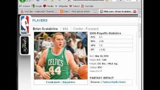 1080p HD VERSION NBA SPECIAL BRIAN SCALABRINE 2008  2009 HIGHLIGHTS AND STATISTICS [upl. by Lovmilla]