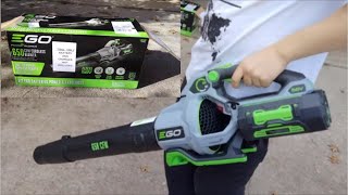 EGO Leaf Blower 650 CFM 56V Review  LB6500  Best Leaf Blower Value [upl. by Tiloine]