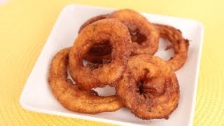 Homemade Onion Rings Recipe  Laura Vitale  Laura in the Kitchen Episode 606 [upl. by Zere]