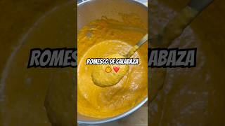 SALSA ROMESCO DE CALABAZA 🎃 [upl. by Aenat67]