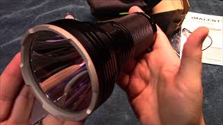 Imalent RT35 Extreme Thrower Flashlight Review [upl. by Suiratnauq123]