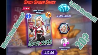 Is The Spicy Spider Snack Bundle Worth The Money Marvel Snap [upl. by Fawna]