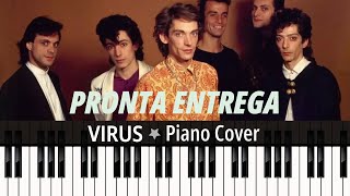 PRONTA ENTREGA 1985 VIRUS  TUTORIAL piano cover  sheet music [upl. by Nance]