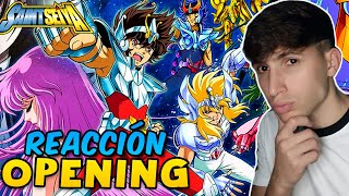 ESPAÑOL REACCIONA AL OPENING DE CABALLEROS DEL ZODIACO LATINO🔥SAINT SEIYA  PEGASUS FANTASY🔥😮 [upl. by Eener]