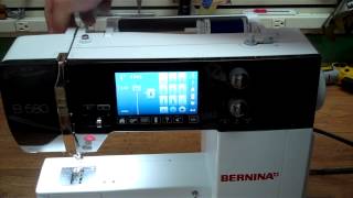 Threading A Bernina Sewing Machine [upl. by Yarb]