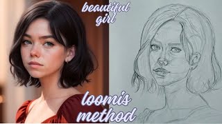 Discover the Secrets of Creating Stunning Portrait By Loomis Method Drawing [upl. by Christoffer]