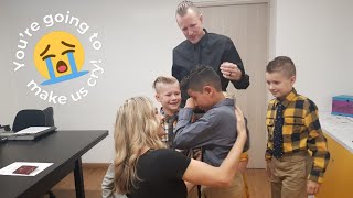 Colombian Orphan Finally Reunited With Adopted Family [upl. by Aneeg]