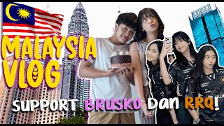 MALAYSIA VLOG Nonton RRQ di M6 dan kasih surprise buat Brusko [upl. by Jari249]