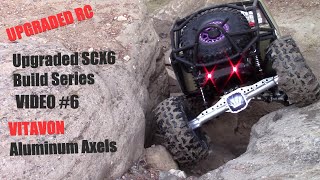 SCX6 Build Series Video 6 Installing Vitavon Axels with Limited Slip Diff Set [upl. by Niram]