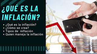 ¿Qué es la INFLACIÓN ¿Cómo se crea  Todo sobre la INFLACIÓN [upl. by Nigle]