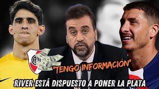 DISTASIO FILTRA UN REFUERZO TOP Y RIVER ESTÁ DISPUESTO A PONER LA PLATA [upl. by Diane]