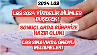 LGS yüzdelikleri düşecek 2024  Okul puanları ve yüzdelik dilimler nasıl olacak hangi yıla benzer [upl. by Amis]