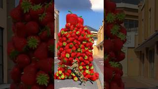 Fruit and vegetable match।Cabbage🥬🍓🌶️3D Special Effects 3D Animation shorts vfxhd vfx vfxshreya [upl. by Salema178]