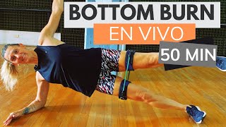 🔴🍑 BOTTOM BURN®  Glúteos Piernas y Abdomen  ¡CARDIO PARA ADELGAZAR YA  Compact Gym APP  50 min [upl. by Tori869]