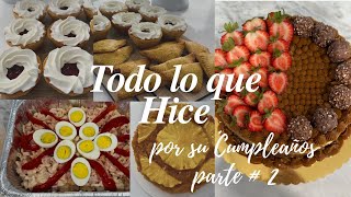 PARTE  2 de todos los PREPARATIVOS para el Cumpleaños Los detalles FINALES [upl. by Arleen]