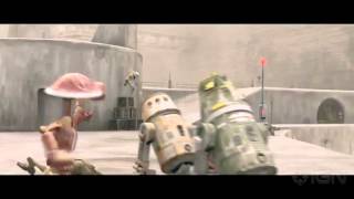 Star Wars The Clone Wars Season 5  Republic Commando vs Battle Droids Clip [upl. by Ynnam]